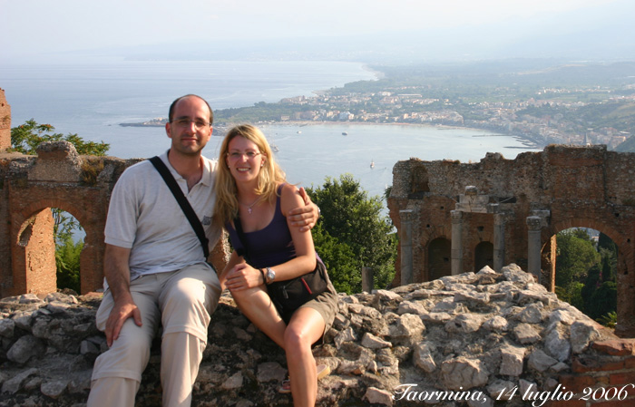 Michela e Matteo a Taormina